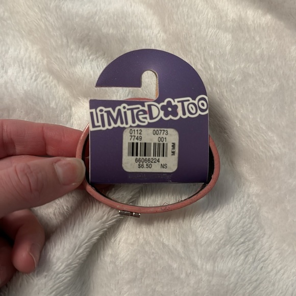 Pink Sparkly “A” Limited Too bracelet - Picture 3 of 3